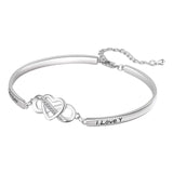 Women Bracelets Wrist Decoration Cute Trendy for Party Birthday Gifts Summer silver