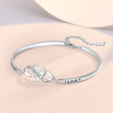 Women Bracelets Wrist Decoration Cute Trendy for Party Birthday Gifts Summer silver