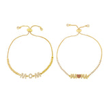 Maxbell Chain Bracelet Casual Mother's Day Gift for Engagement Thanksgiving New Year Mom