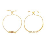 Maxbell Chain Bracelet Casual Mother's Day Gift for Engagement Thanksgiving New Year Mom