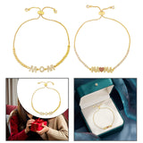 Maxbell Chain Bracelet Casual Mother's Day Gift for Engagement Thanksgiving New Year Mom