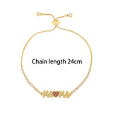 Maxbell Chain Bracelet Casual Mother's Day Gift for Engagement Thanksgiving New Year MaMa