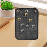 Maxbell Pin Display Holder Decorative Jewelry Organizer Pins Storage Calendar Stand Dark Gray
