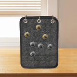 Maxbell Pin Display Holder Decorative Jewelry Organizer Pins Storage Calendar Stand Dark Gray