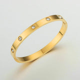 5Pcs Bangle Bracelet Wrist Cuff Bracelet for Thanksgiving Engagement Wedding Gold