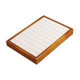 Maxbell Jewelry Display Tray Pendants Bracelets Display Case for Drawer Counter Home Ring Slots