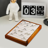 Maxbell Jewelry Display Tray Pendants Bracelets Display Case for Drawer Counter Home Ring Slots