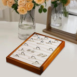 Maxbell Jewelry Display Tray Pendants Bracelets Display Case for Drawer Counter Home Ring Slots