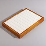 Maxbell Jewelry Display Tray Pendants Bracelets Display Case for Drawer Counter Home Ring Slots