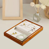 Maxbell Jewelry Display Tray Pendants Bracelets Display Case for Drawer Counter Home Plate and Slots