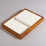 Maxbell Jewelry Display Tray Pendants Bracelets Display Case for Drawer Counter Home Plate and Slots