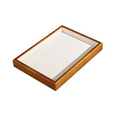 Maxbell Jewelry Display Tray Pendants Bracelets Display Case for Drawer Counter Home Empty Plate