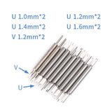 Maxbell Maxbell Watch Spring Bar Plier Tool Set Men Women Watchmaker Spring Bar Tweezer Tool Silver