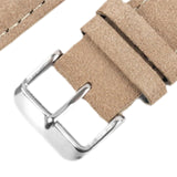 Maxbell Maxbell Watch Band Pin Buckle Watch Band Strap Classic for Men Women Wristwatch Band Khaki 19mm