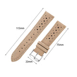 Maxbell Maxbell Watch Band Pin Buckle Watch Band Strap Classic for Men Women Wristwatch Band Khaki 22mm