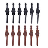 Maxbell Maxbell Leather Watch Band for Men Watch Accessories Premium Watch Strap Replacement Black 16mm