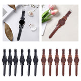 Maxbell Maxbell Leather Watch Band for Men Watch Accessories Premium Watch Strap Replacement Black 16mm