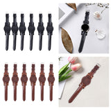 Maxbell Maxbell Leather Watch Band for Men Watch Accessories Premium Watch Strap Replacement Black 16mm