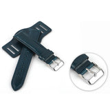 Maxbell Maxbell Leather Watch Band for Men Watch Accessories Premium Watch Strap Replacement Black 21mm