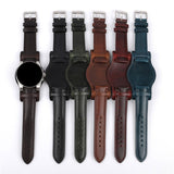 Maxbell Maxbell Leather Watch Band for Men Watch Accessories Premium Watch Strap Replacement Black 21mm