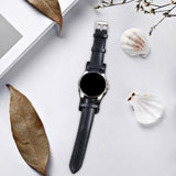 Maxbell Maxbell Leather Watch Band for Men Watch Accessories Premium Watch Strap Replacement Black 21mm