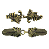 Maxbell Maxbell 2x Cardigan Clips for Women Cloak Clasp Fasteners Retro Design Sweater Clips Bronze