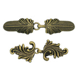 Maxbell Maxbell 2x Cardigan Clips for Women Cloak Clasp Fasteners Retro Design Sweater Clips Bronze