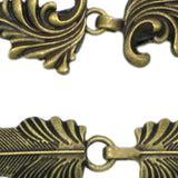 Maxbell Maxbell 2x Cardigan Clips for Women Cloak Clasp Fasteners Retro Design Sweater Clips Bronze
