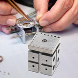 Maxbell Maxbell Watch Dapping Block Watch Repair Riveting Stake for Watchmaker Jewelers L