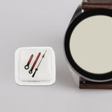 Maxbell Maxbell Watch Hand Set Watch Accessories Alloy Steel Hour Minute for NH35/NH36 red