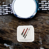 Maxbell Maxbell Watch Hand Set Watch Accessories Alloy Steel Hour Minute for NH35/NH36 red