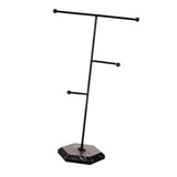 Maxbell T Bar Jewelry Stand Display Hanger Jewelry Display for Bracelet Rings Bangle Black