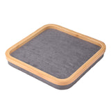 Maxbell Jewelry Organizer Pendants Earrings Jewelry Tray for Counter Countertop Home Dark Gray