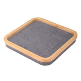 Maxbell Jewelry Organizer Pendants Earrings Jewelry Tray for Counter Countertop Home Dark Gray