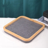 Maxbell Jewelry Organizer Pendants Earrings Jewelry Tray for Counter Countertop Home Dark Gray