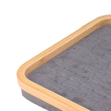 Maxbell Jewelry Organizer Pendants Earrings Jewelry Tray for Counter Countertop Home Dark Gray