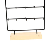Maxbell Necklace Jewelry Display Stand Organizer Dressing Table Sturdy with 15 Hooks Black