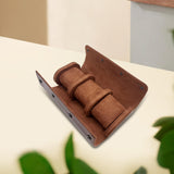 Maxbell Watch Box Organizer Lightweight PU Leather Sturdy Portable Watches Organizer Brown