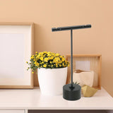 Maxbell Earrings Holder Decorative with Base Countertop Multifunction Jewelry Stand 6cmx11.5cm Black