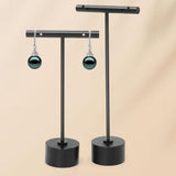 Maxbell Earrings Holder Decorative with Base Countertop Multifunction Jewelry Stand 6cmx11.5cm Black