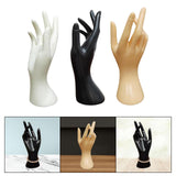 Maxbell Adults Mannequin Hand Model Table Dresser Shops Necklace Rings Display Stand Black