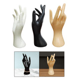 Maxbell Adults Mannequin Hand Model Table Dresser Shops Necklace Rings Display Stand Black