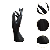 Maxbell Adults Mannequin Hand Model Table Dresser Shops Necklace Rings Display Stand Black