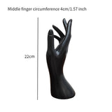 Maxbell Adults Mannequin Hand Model Table Dresser Shops Necklace Rings Display Stand Black