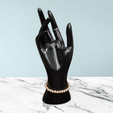 Maxbell Adults Mannequin Hand Model Table Dresser Shops Necklace Rings Display Stand Black