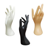 Maxbell Adults Mannequin Hand Model Table Dresser Shops Necklace Rings Display Stand Black