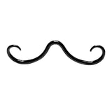 Maxbell Nose Ring Casual Mustache Septum Ring for Wedding Valentine's Day Engagement Black