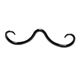 Maxbell Nose Ring Casual Mustache Septum Ring for Wedding Valentine's Day Engagement Black