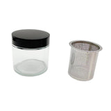 Maxbell 2xDiamond Washing Cup Sieve Jewelry Cleaning Jar for Beads Watch Parts Glasses