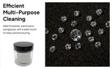 Maxbell 2xDiamond Washing Cup Sieve Jewelry Cleaning Jar for Beads Watch Parts Glasses